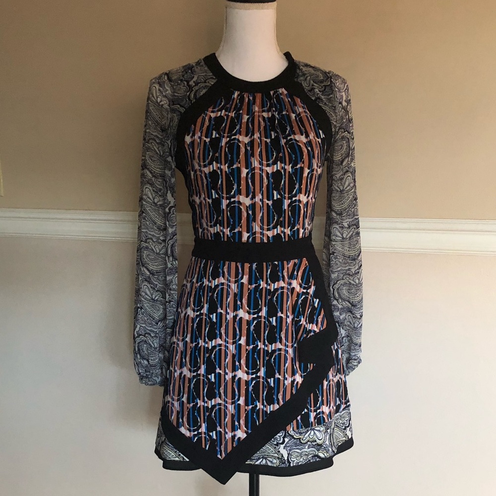 BCBGMaxAzria Tallulah Paisley Printed Dress - Picture 4 of 5
